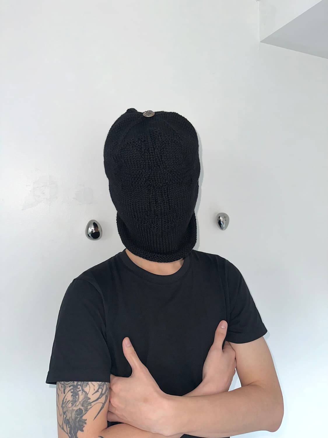 크롬하츠 캐시미어 크로스 오버사이즈 비니 상품이미지7