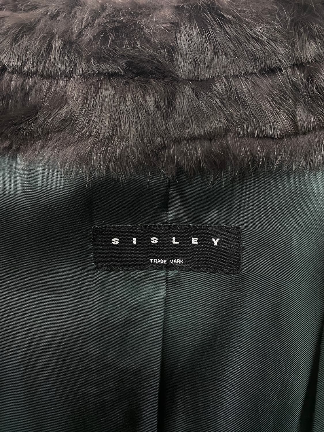 [A급 거의 새상품] SISLEY 시슬리 토끼털 숏퍼코트 상품이미지3
