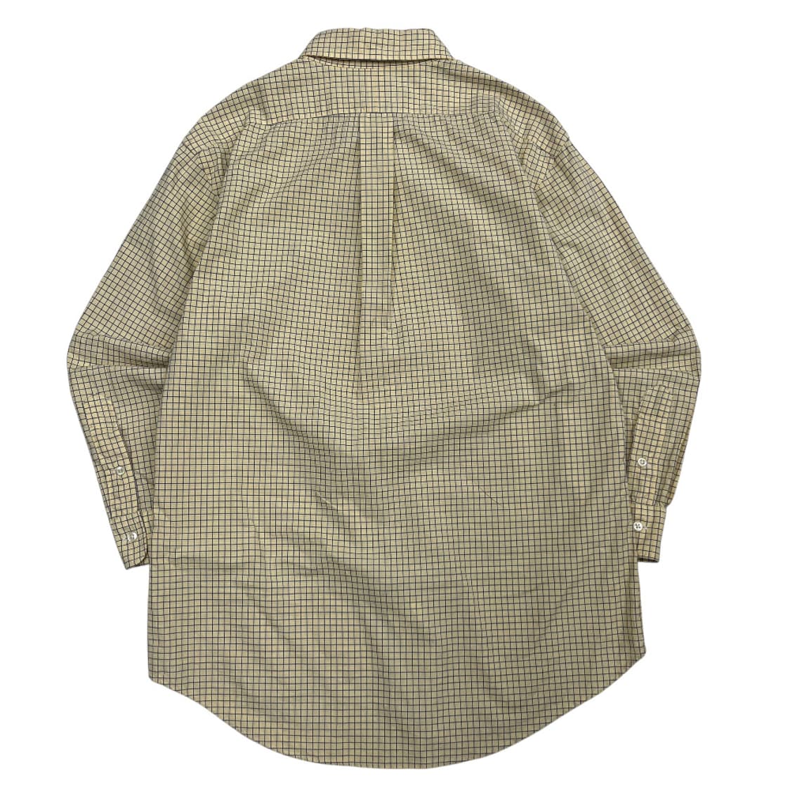 폴로 랄프로렌 네이비포니 연노랑 체크 셔츠 42 상품이미지3