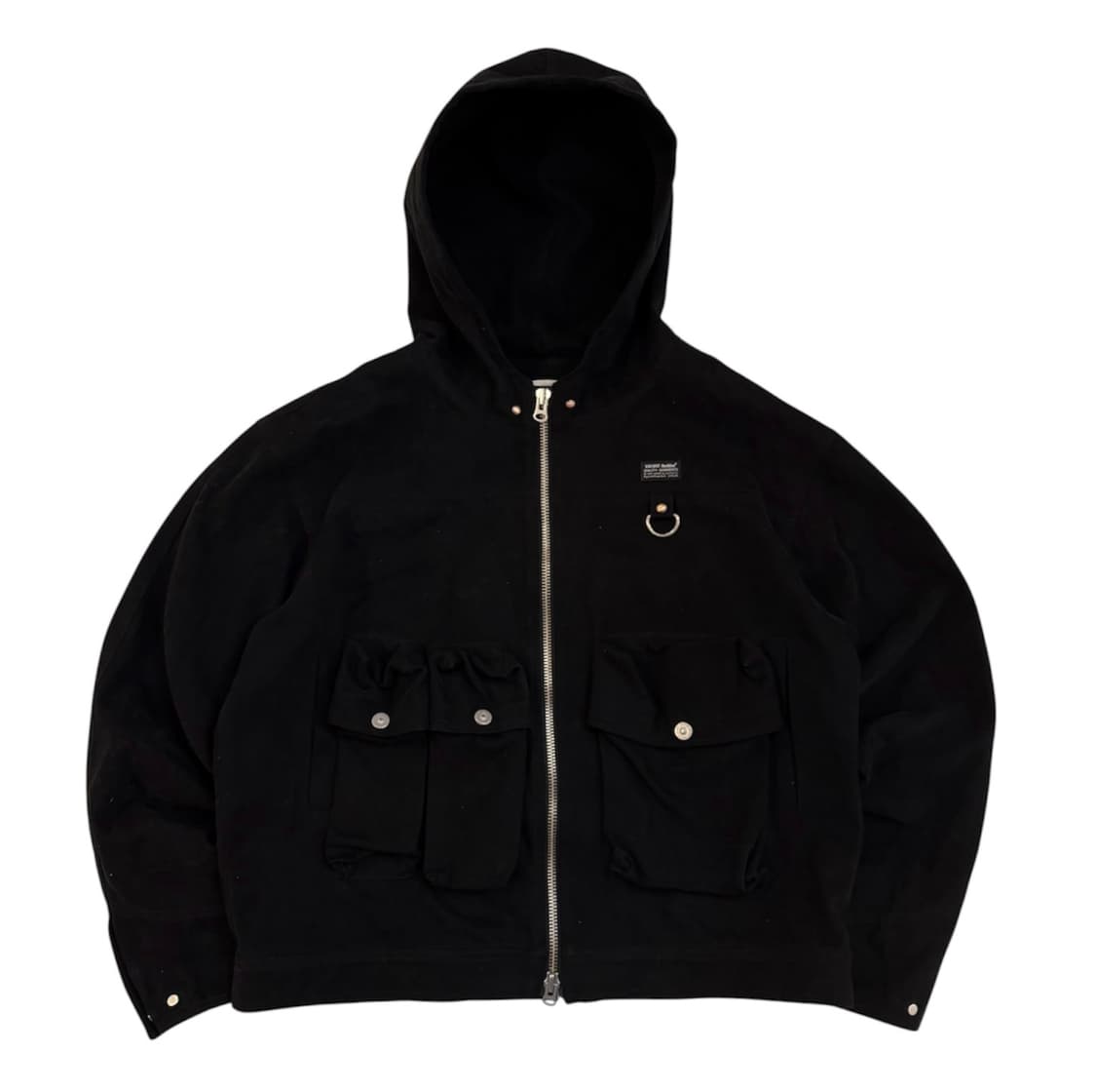 베이컨트 아카이브 아일리시 카고 후드 자켓 블랙 상품이미지1