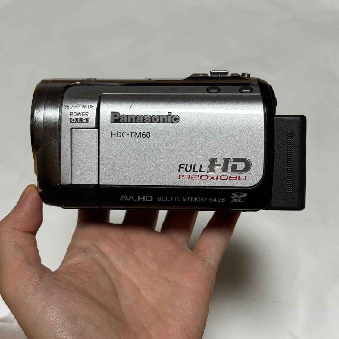 풀구성 Panasonic HDC-TM60 파나소닉캠코더 빈티지캠코더 디카 상품이미지2