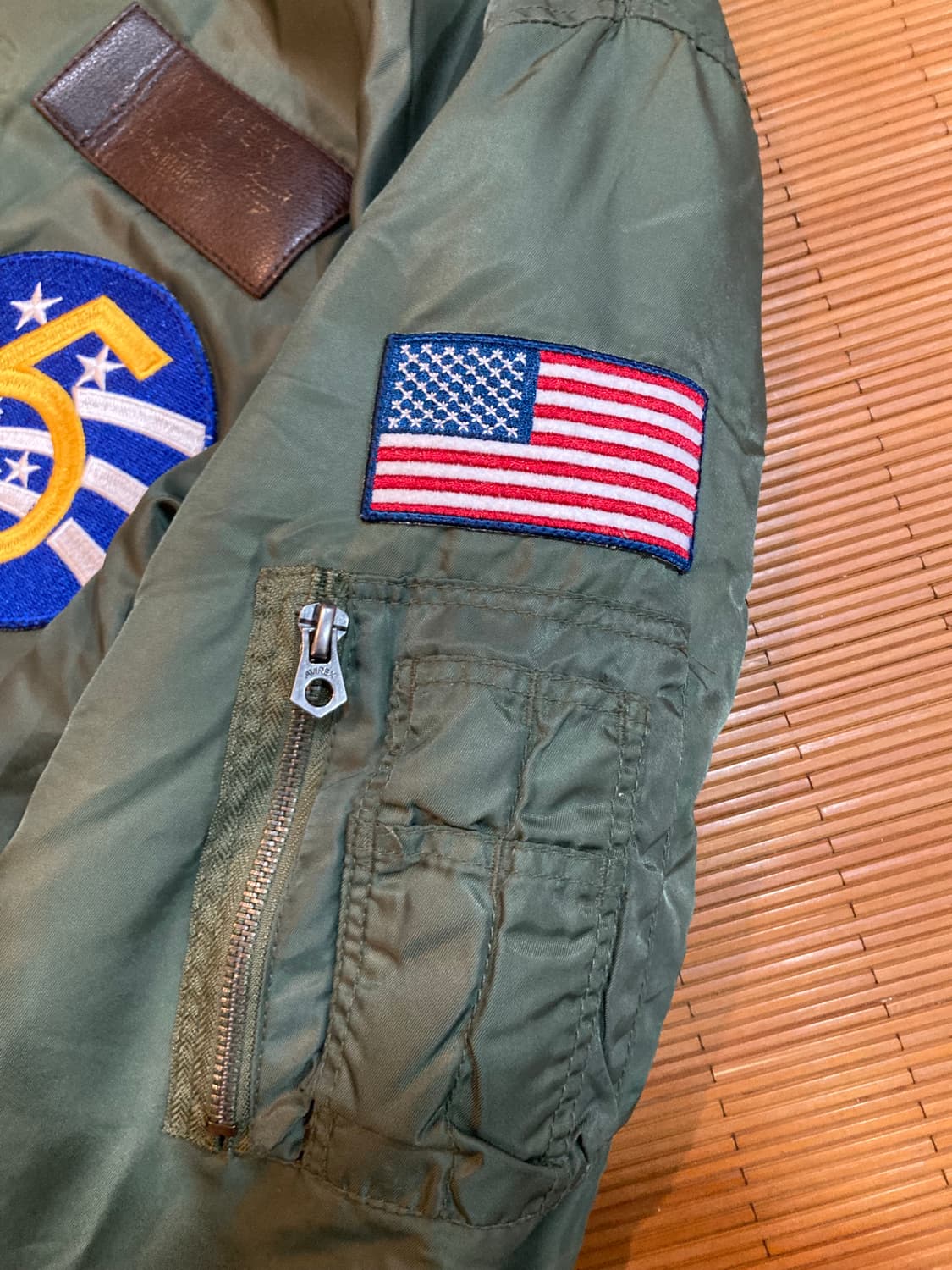 L-2 5th 에어포스 모스키토클럽 플라이트 봄버 상품이미지8