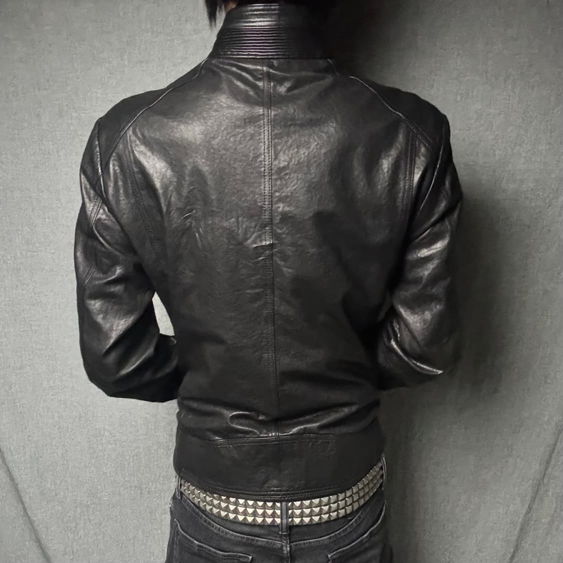 lamb skin leather jacket 상품이미지6