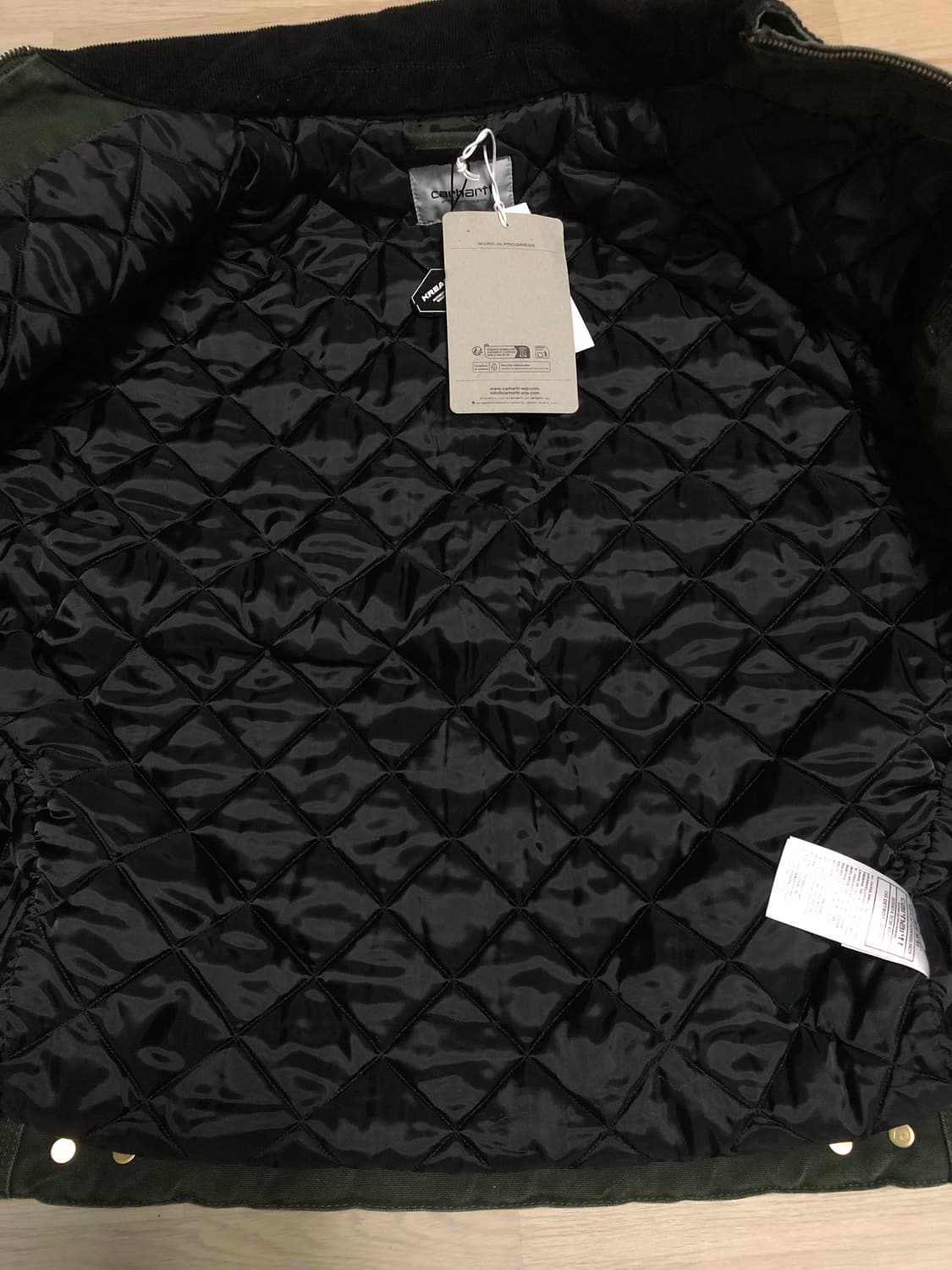 칼하트윕 디트로이트 올리브 S 사이즈 판매 상품이미지6