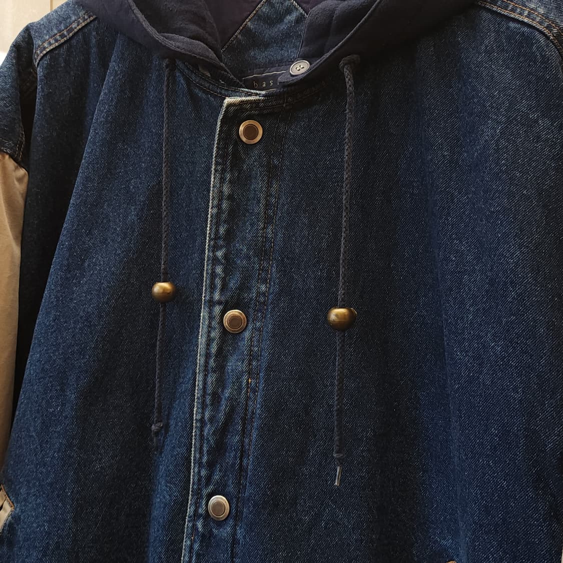 90s 빈티지 워크자켓 베이스볼 데님자켓 바시티 자켓 야구잠바 m 상품이미지4