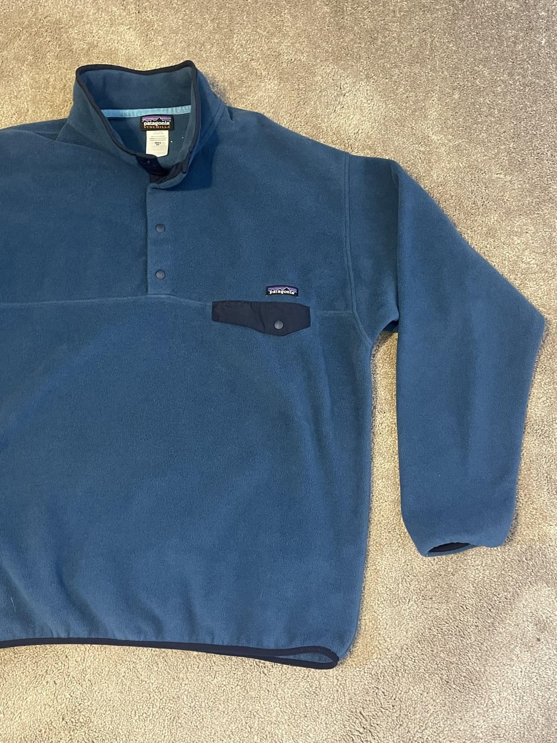 11FW 파타고니아 신칠라 스냅-T 블루/네이비 상품이미지2