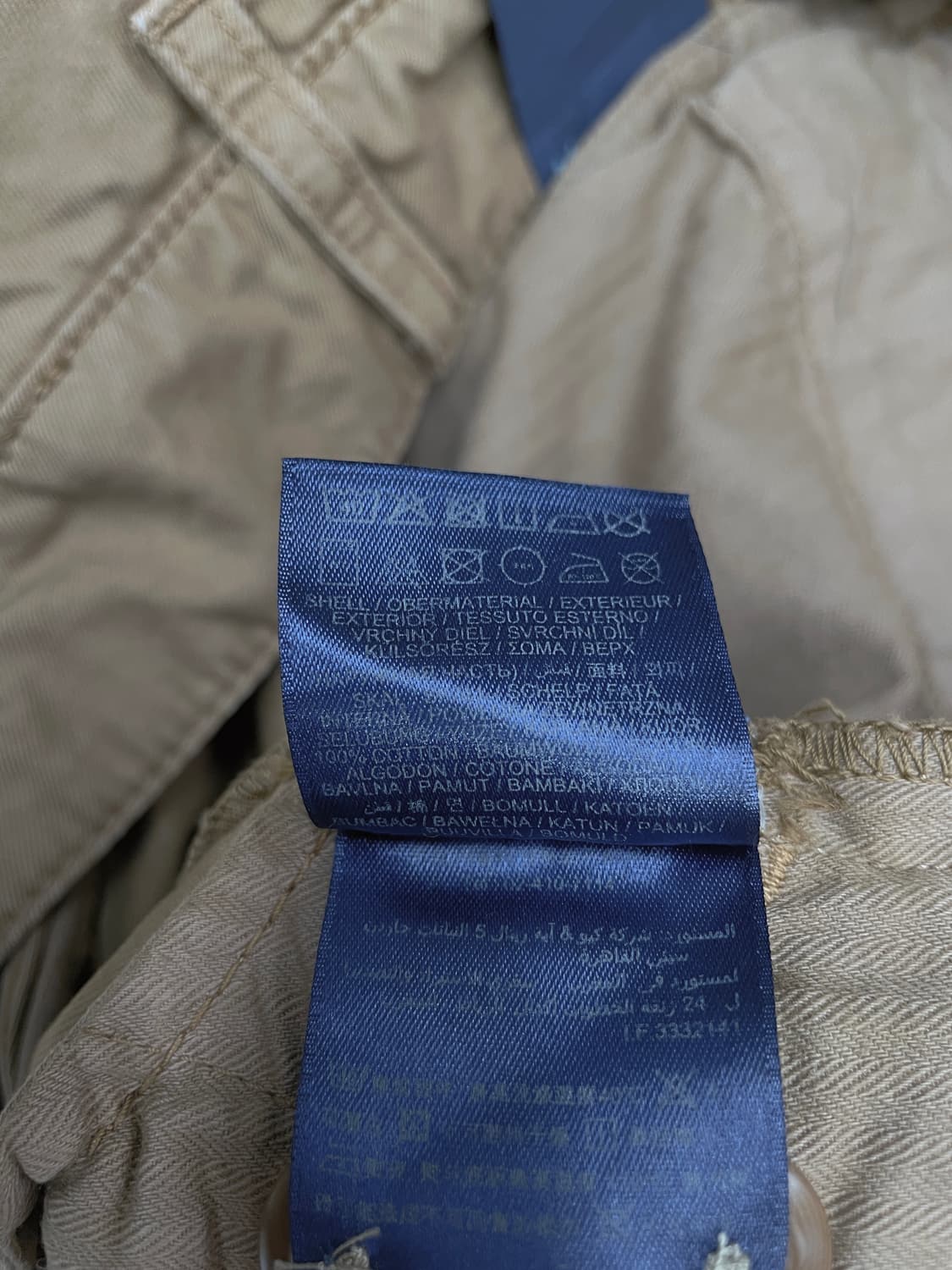 간트(GANT) 원턱 스트레이트 치노 팬츠 브라운 상품이미지3