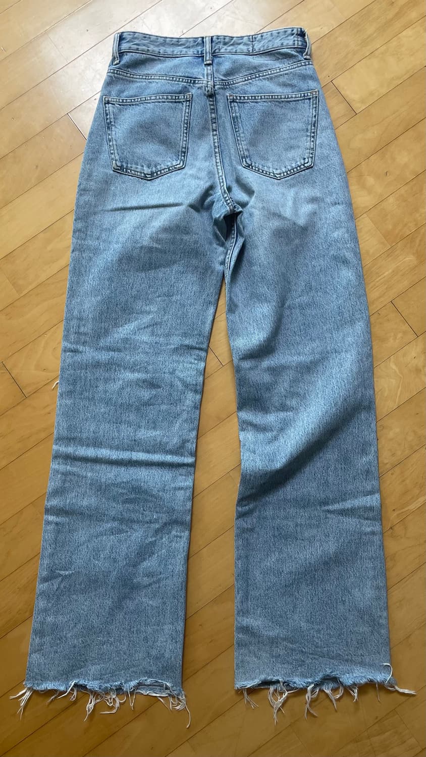 자라 하이웨이스트 데미지 데님팬츠 상품이미지2