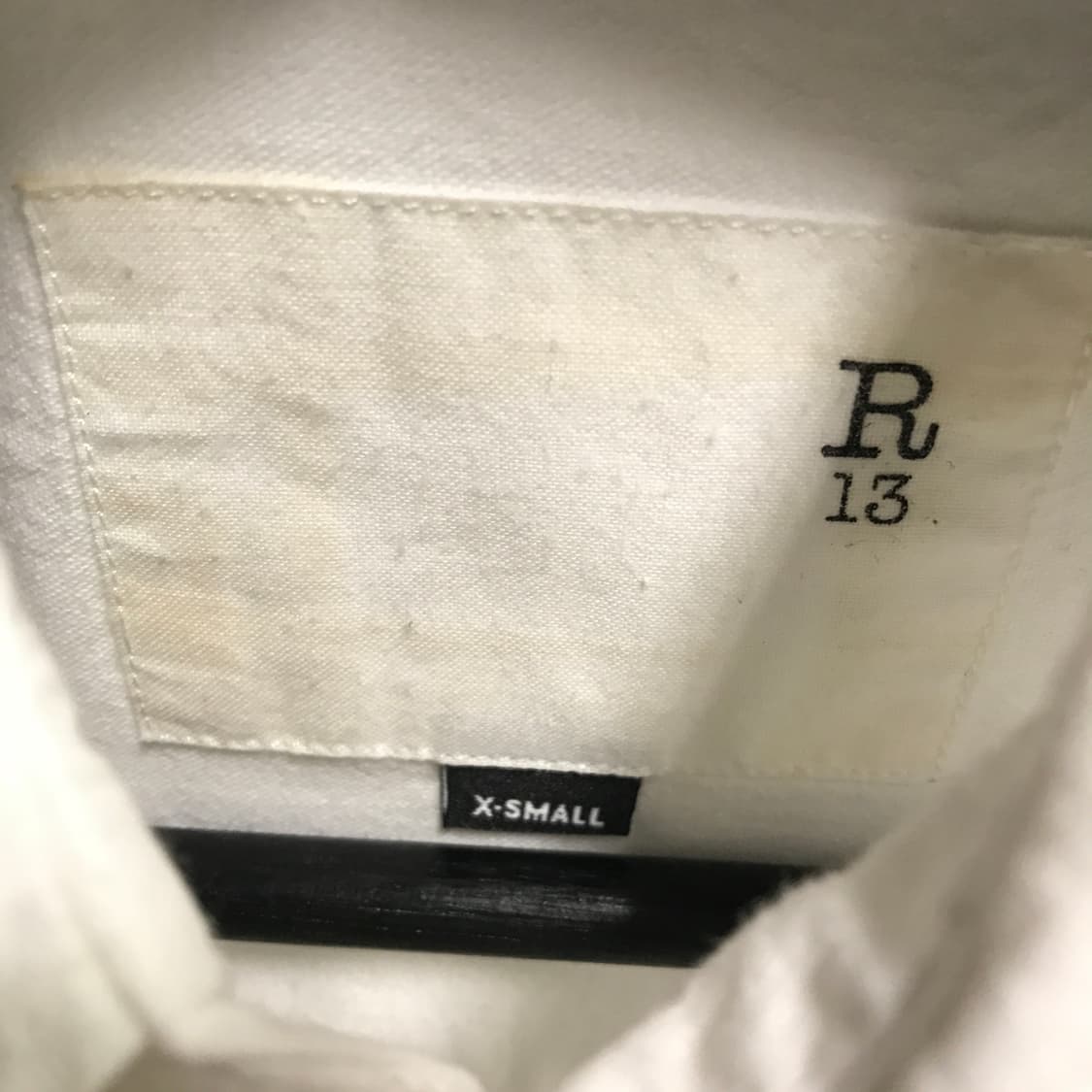 R13 알써틴 화이트 셔츠 XS(W) 상품이미지5