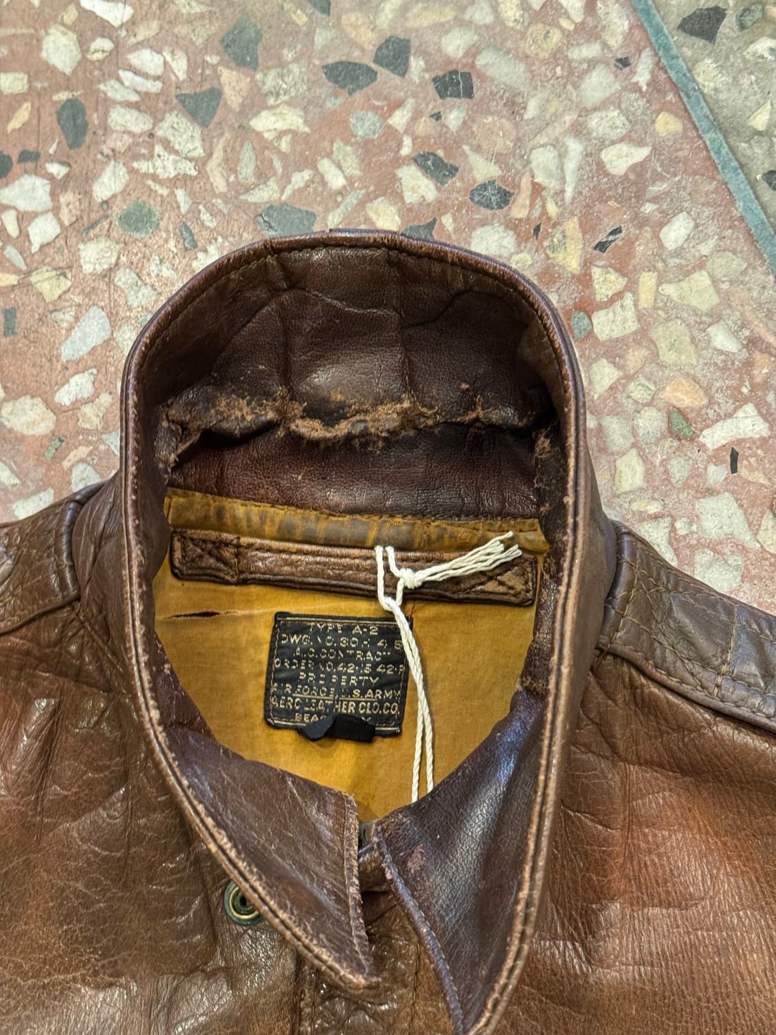40s USAAF A-2 Flight Jacket (38) 상품이미지3