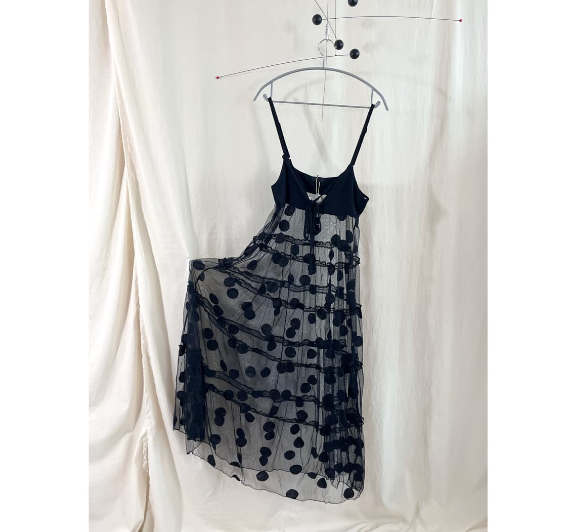Dot ! Mesh Sleeveless Dress 상품이미지1
