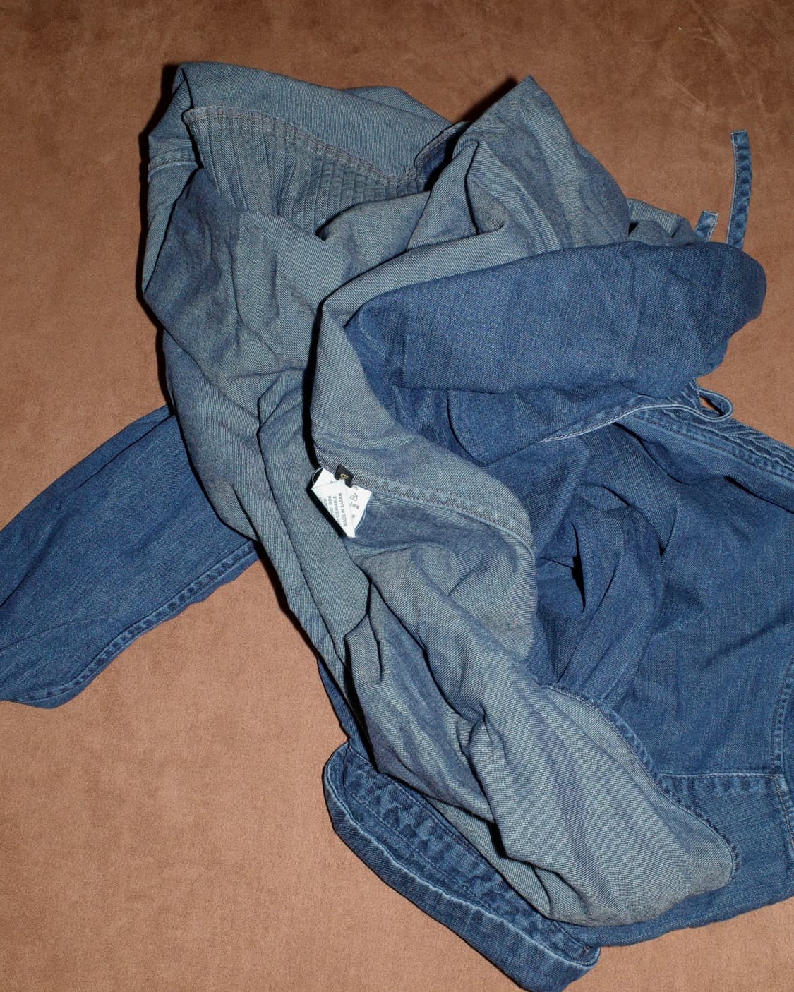 캐피탈 핀턱 데님 원피스 상품이미지7