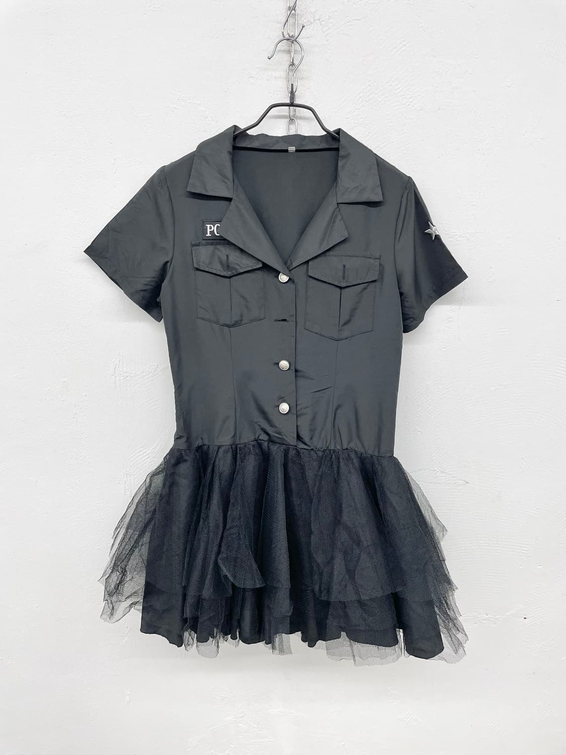 펑크 블랙 튜튜 원피스 상품이미지4