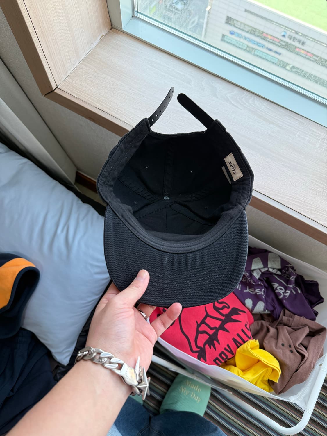 셀린느 로고 코튼 볼캡 상품이미지3