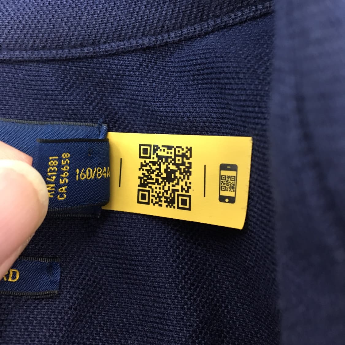 폴로 랄프로렌 백화점판 QR 벨티드 드레스셔츠 S  상품이미지6
