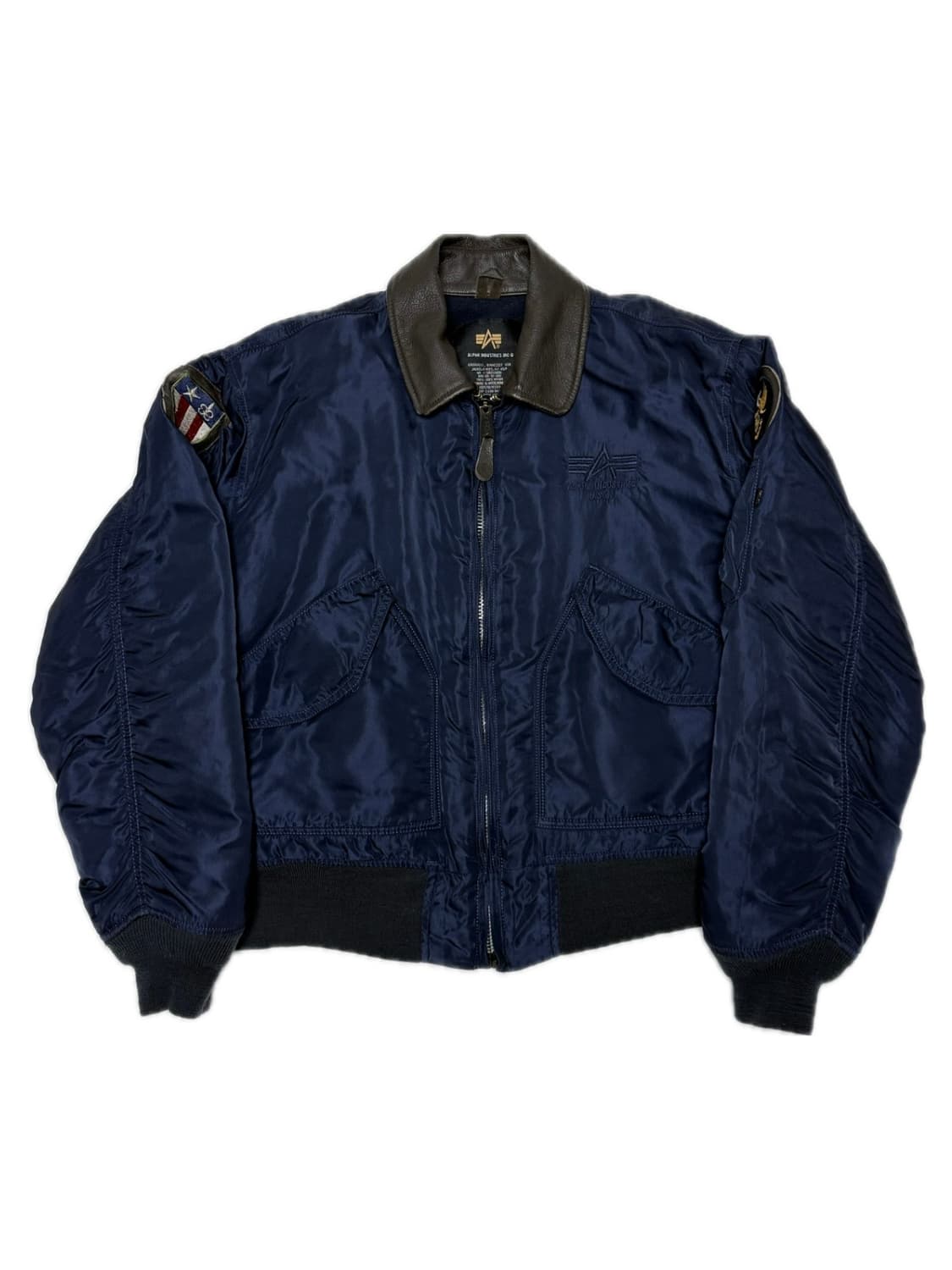 90s 알파인더스트리 CWU-45P 플라이트 ma-1 봄버 L USA 상품이미지1