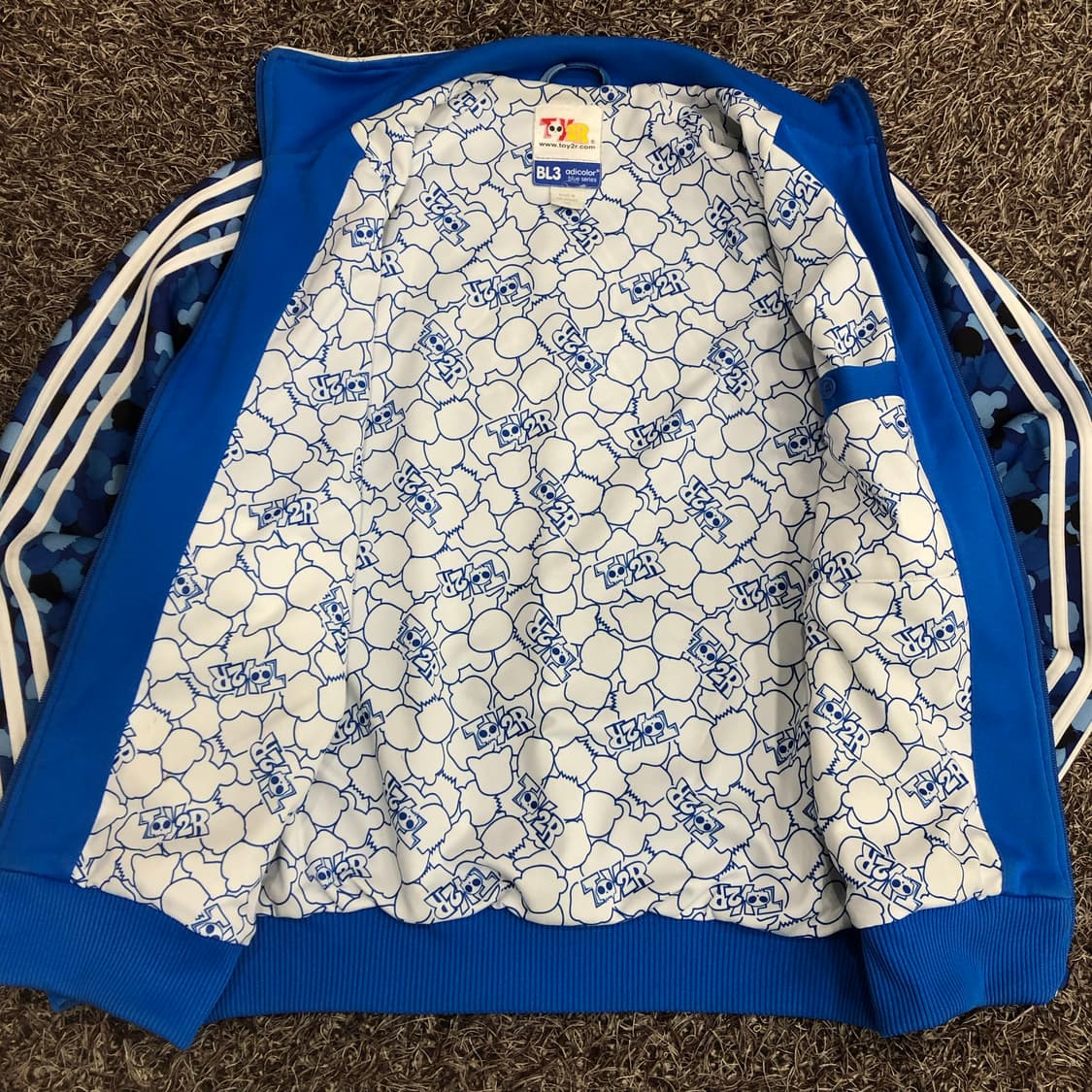 아디다스 X TOY2R 베이프맛 져지 트랙탑 희귀져지 상품이미지5