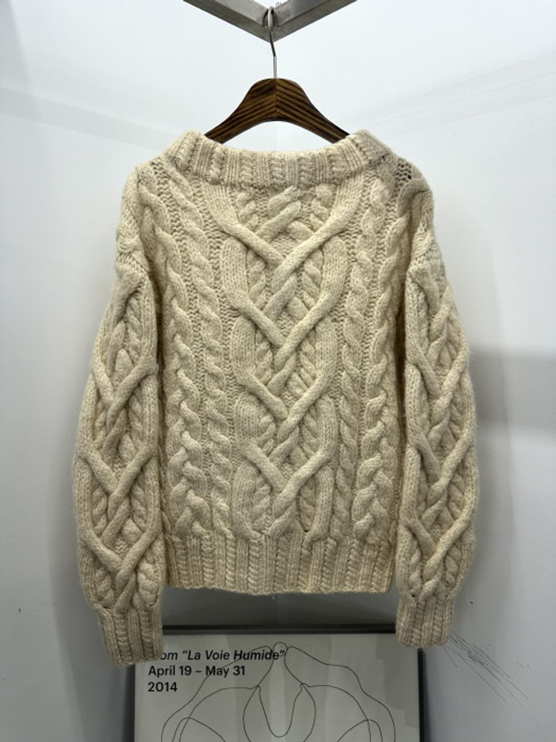 Vintage 헤비게이지 케이블 니트 (JUNKO SHIMADA) 상품이미지1