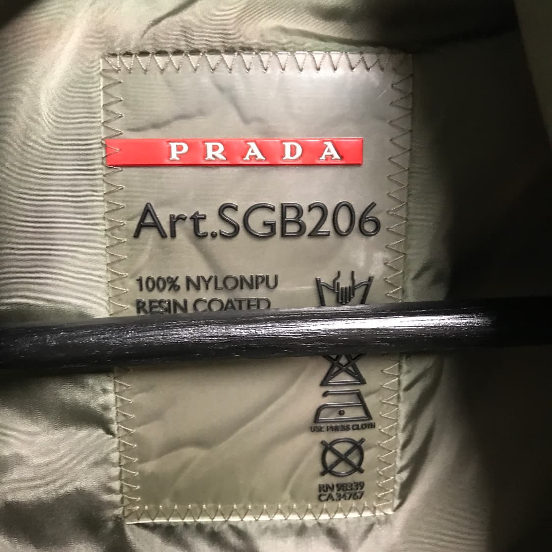 프라다 스포츠 바람막이 자켓 카키 48 상품이미지6