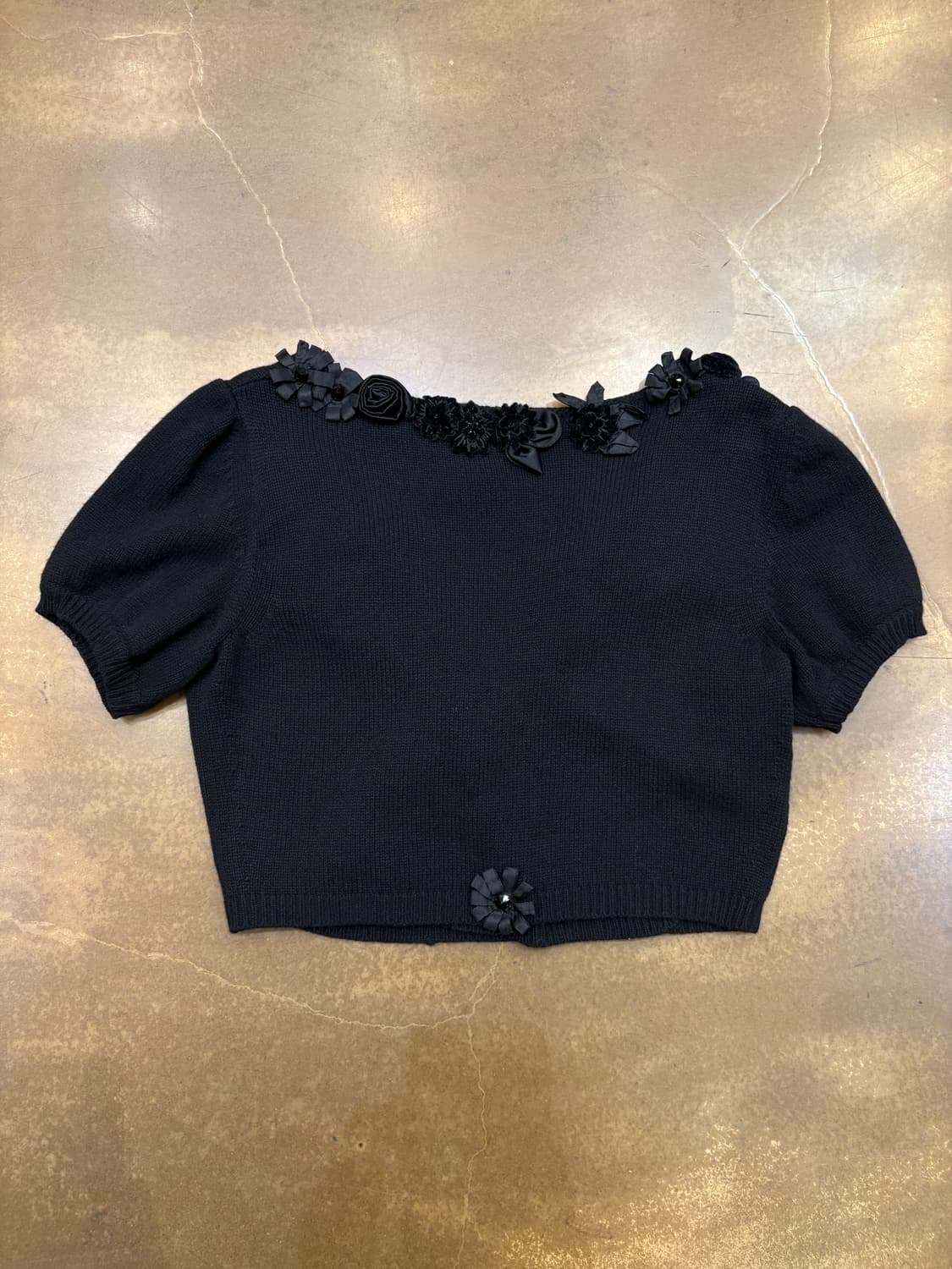 moschino 블랙 플라워 가디건#csz283 상품이미지5