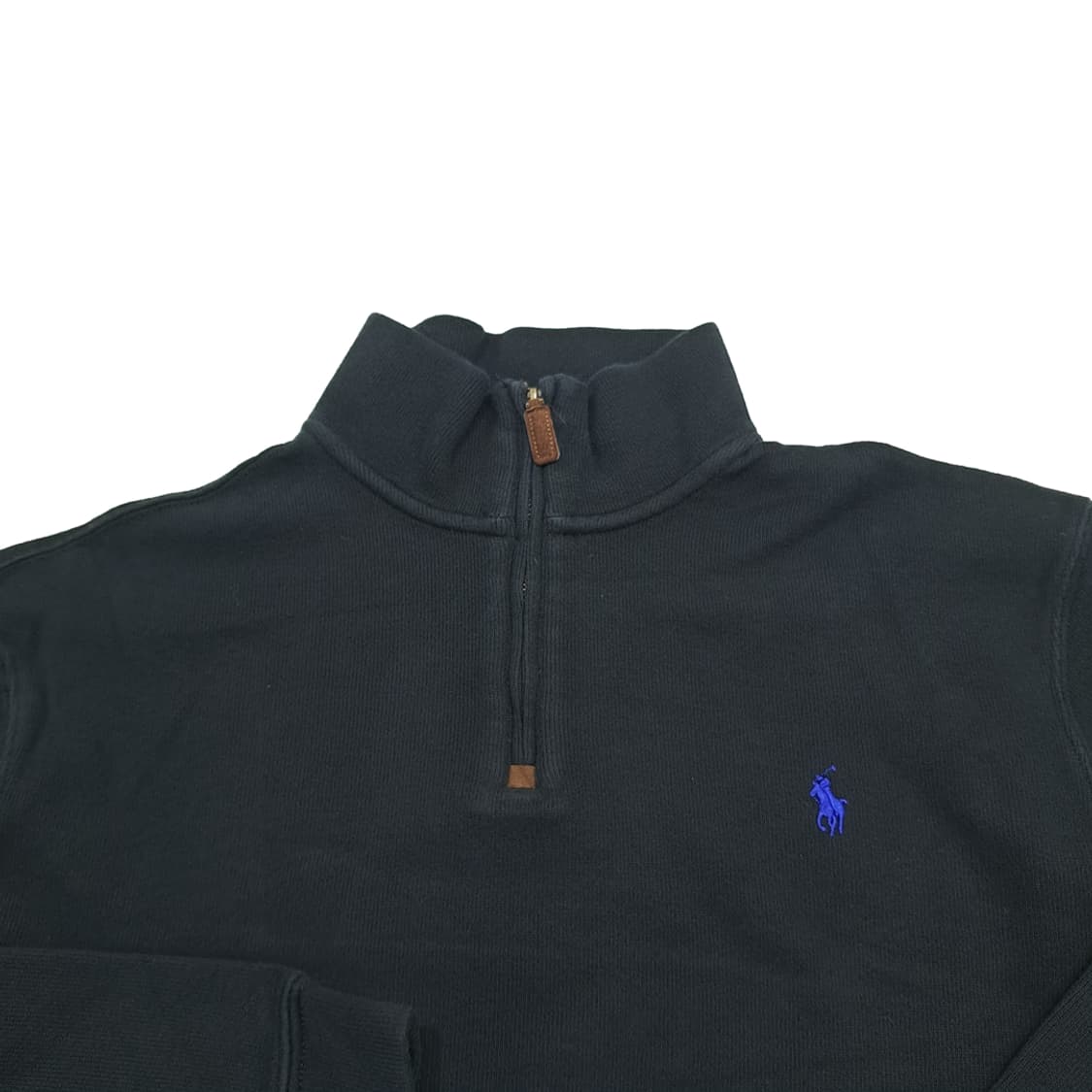 CN840 XL 폴로 랄프로렌 블랙 하프집업 긴팔 니트 스웨터 상품이미지3