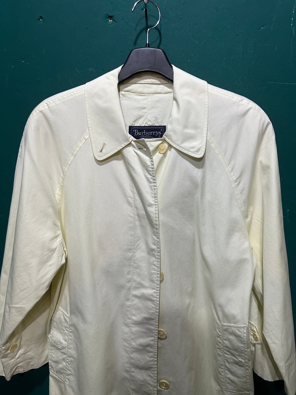 버버리 트렌치코트 연노랑 상품이미지1