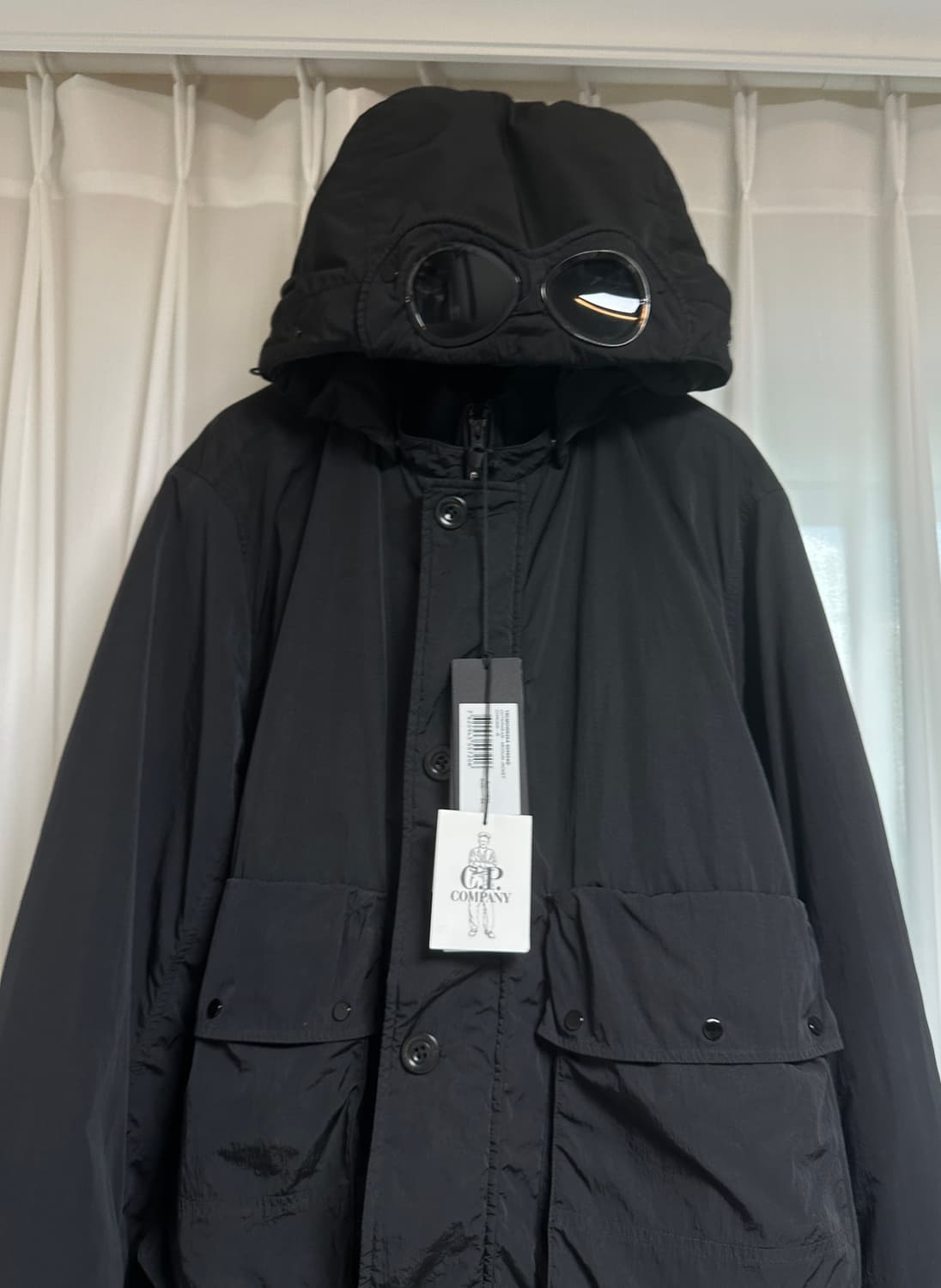 CP컴퍼니 크롬R 고글 봄버 자켓 블랙 54 (새상품급 1회착) 상품이미지3