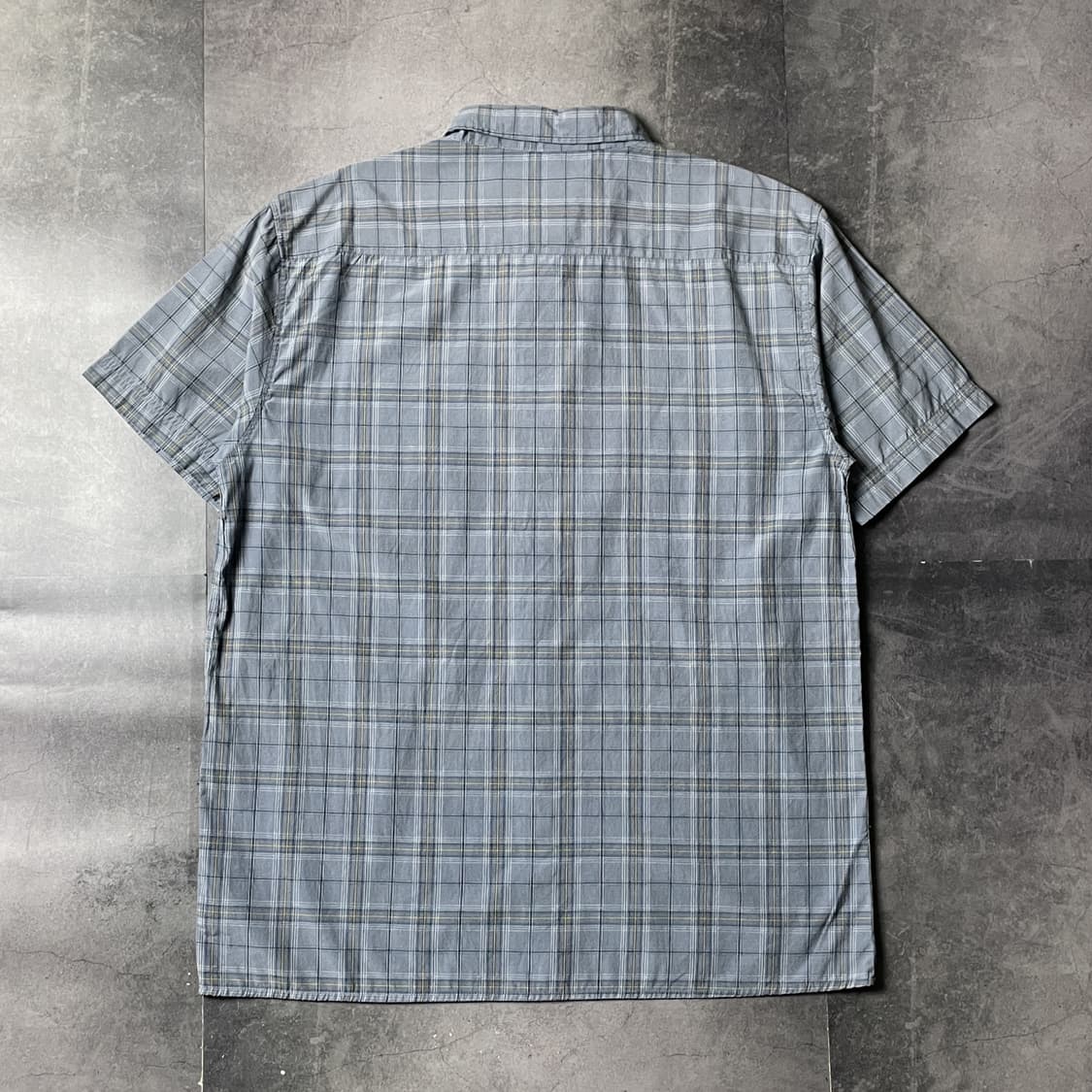 DICKIES 디키즈 블루그레이 체크 반팔 워크셔츠 A01019 상품이미지6