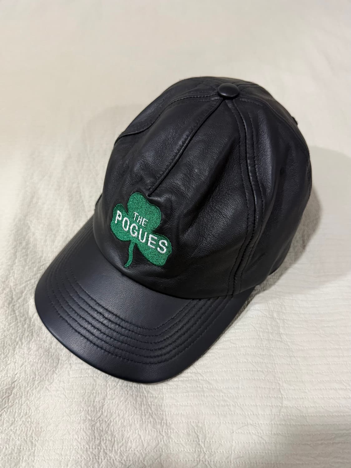 노아 x 포그스 5 패널 레더 볼캡 블랙 상품이미지2