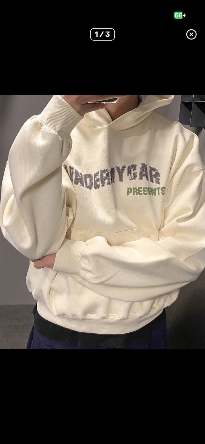 언더마이카 무.67 안티 Fxxking 로고 플레이 웨이브 타이포 본디드 상품이미지1