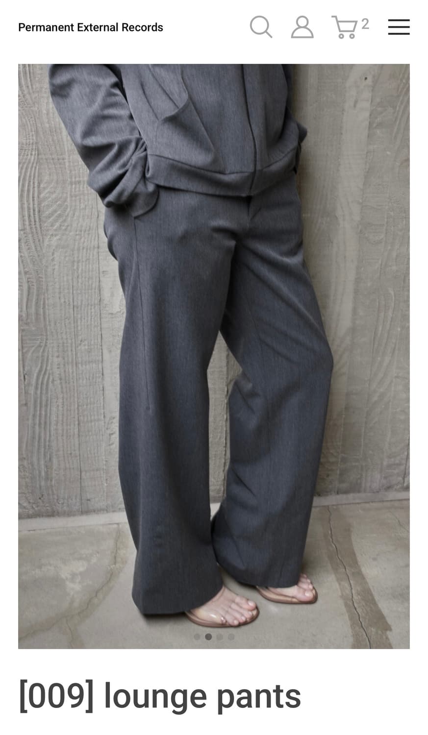 [4] 머듈 라운지 팬츠(deep gray) 상품이미지1