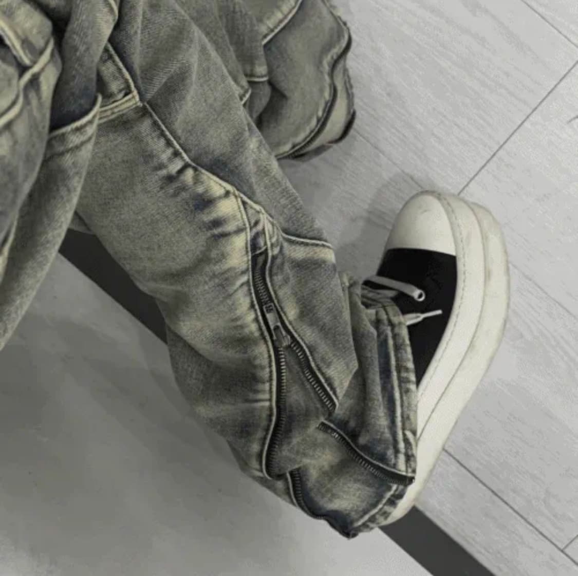 Kyoiii 쿄이 GRIND ZIP CARGO PT(BLUE) 상품이미지3