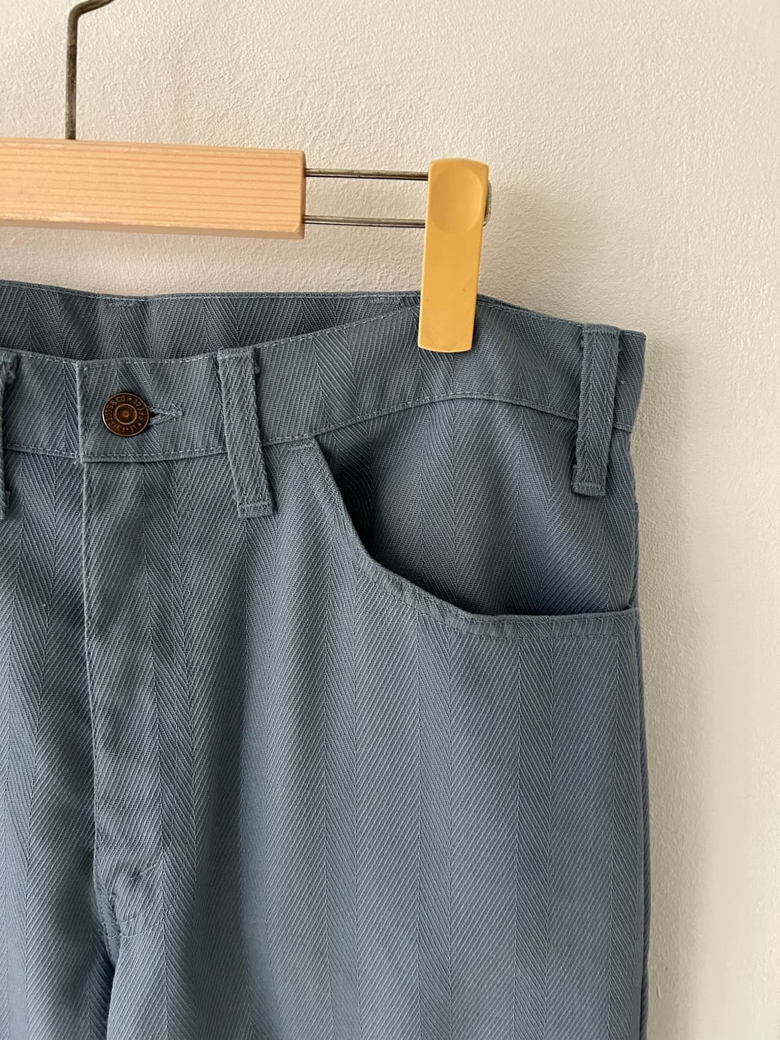 70's vtg Levis HBT Sta-Prest Big E Pant. 상품이미지2