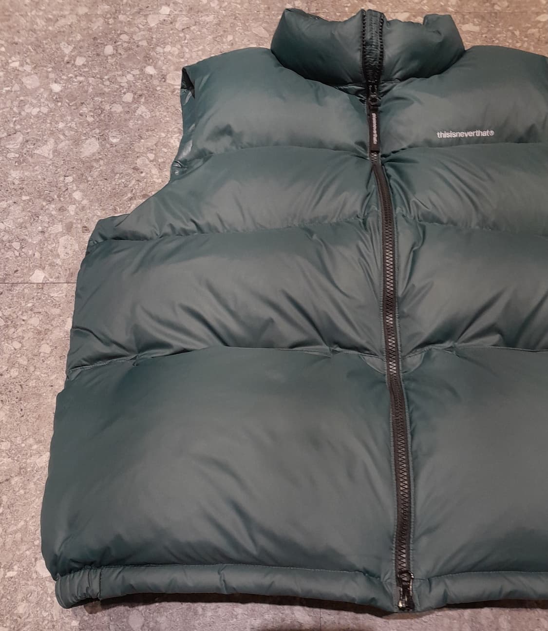 💥디스이즈네버댓 퍼텍스 패딩 베스트 다크그린 (XL) 상품이미지4