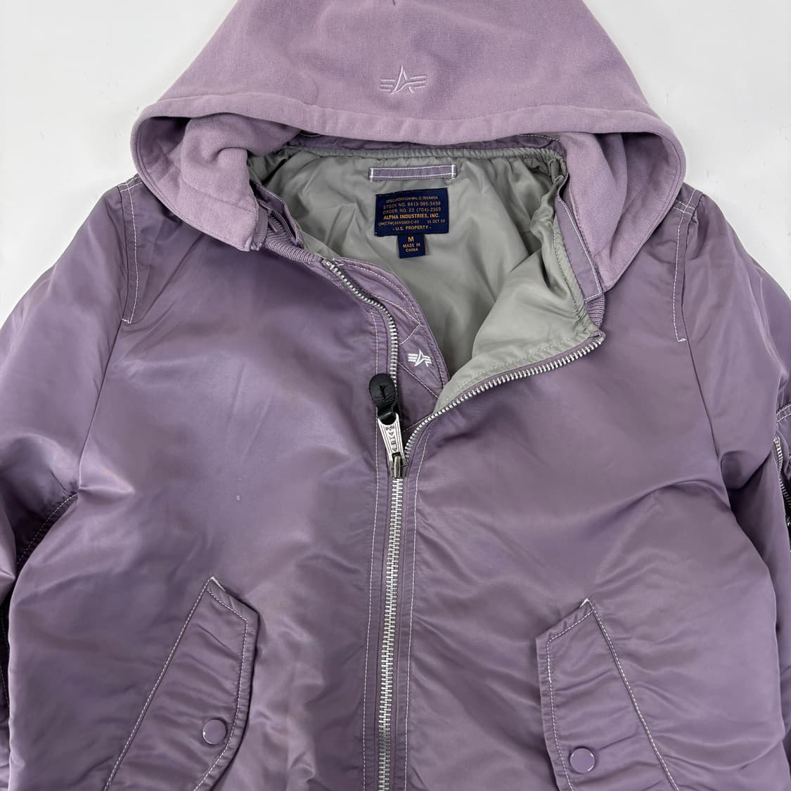 알파 인더스트리 CWU 45/P 플라이트 자켓 상품이미지5