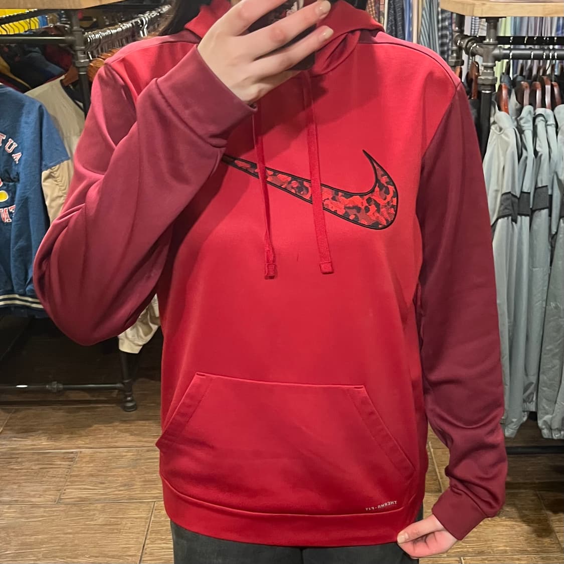 [HI] 나이키 후드티 레드 상품이미지2
