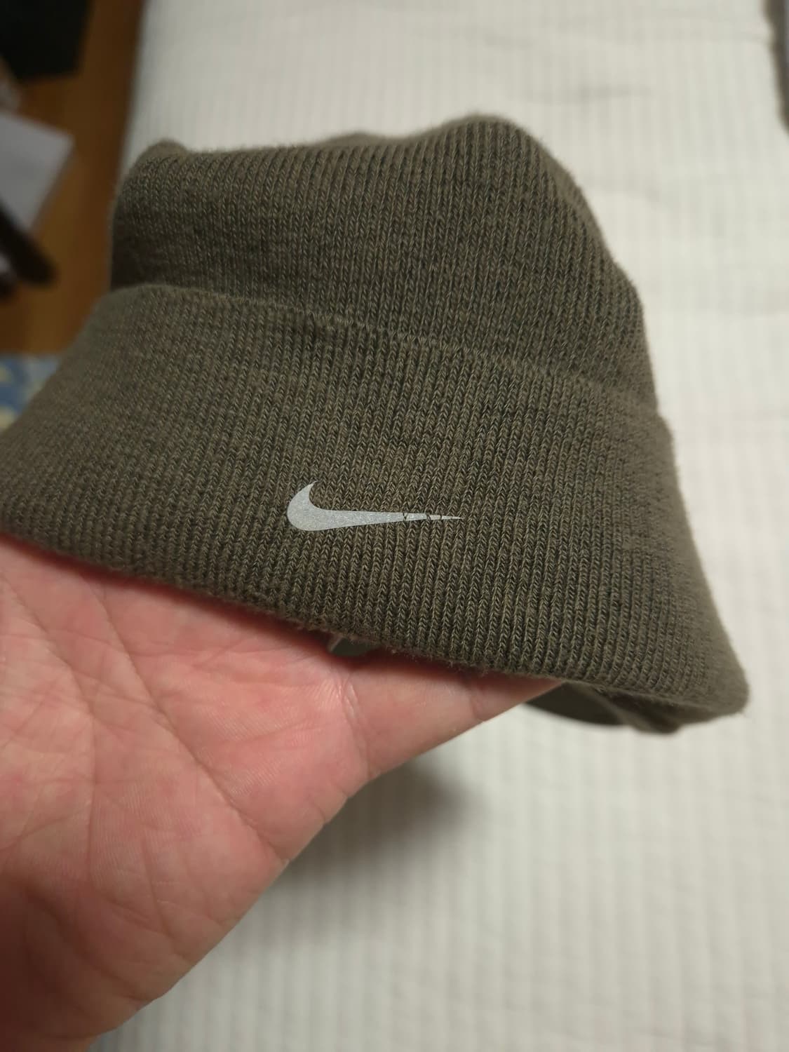 나이키 갸쿠소우 니트 캡모자 카키 비니 상품이미지3