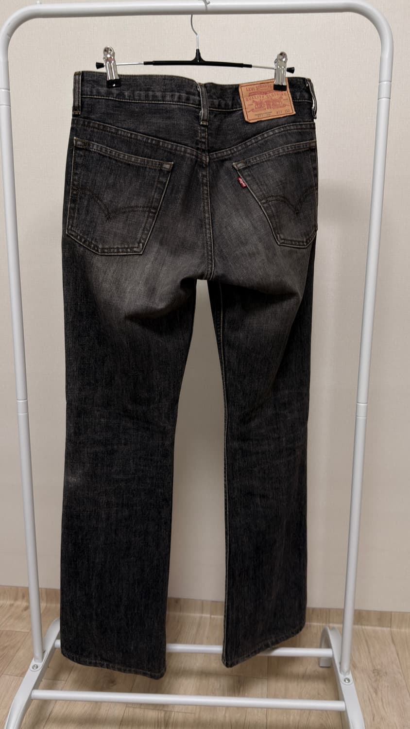 리바이스 흑청 517 부츠컷 29x33 꿀매 상품이미지2