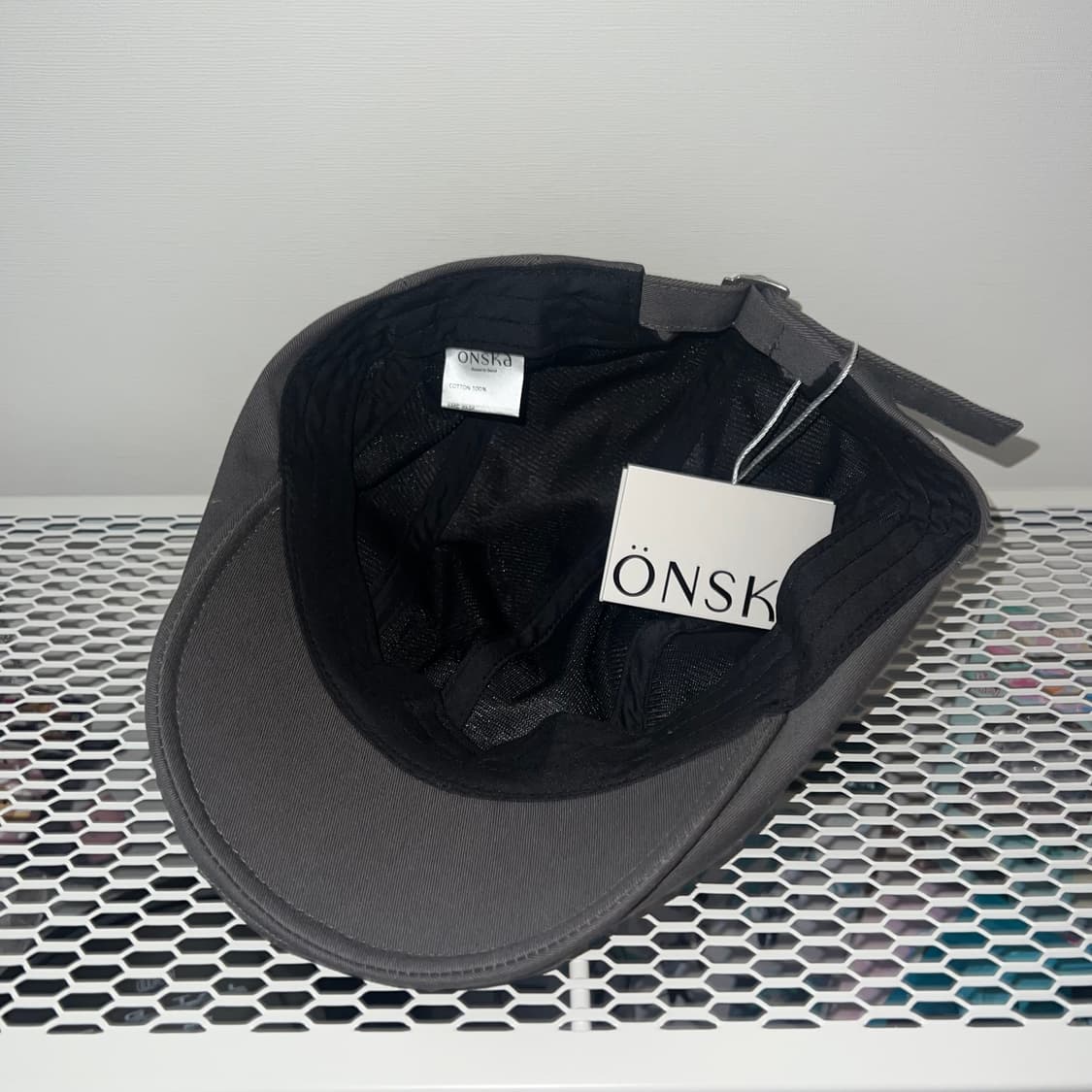 온스카 헌팅캡 그레이 상품이미지3