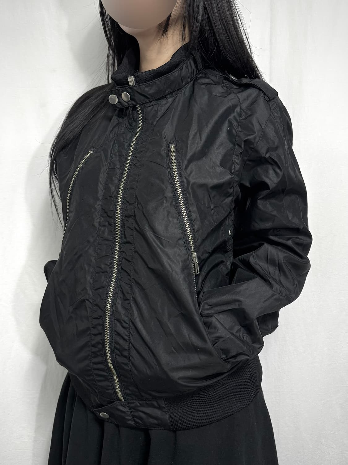 Asymmetrical zipper detail jacket 상품이미지3