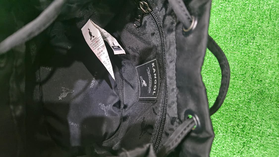 캉골 블랙 드로우스트링 미니백 상품이미지4