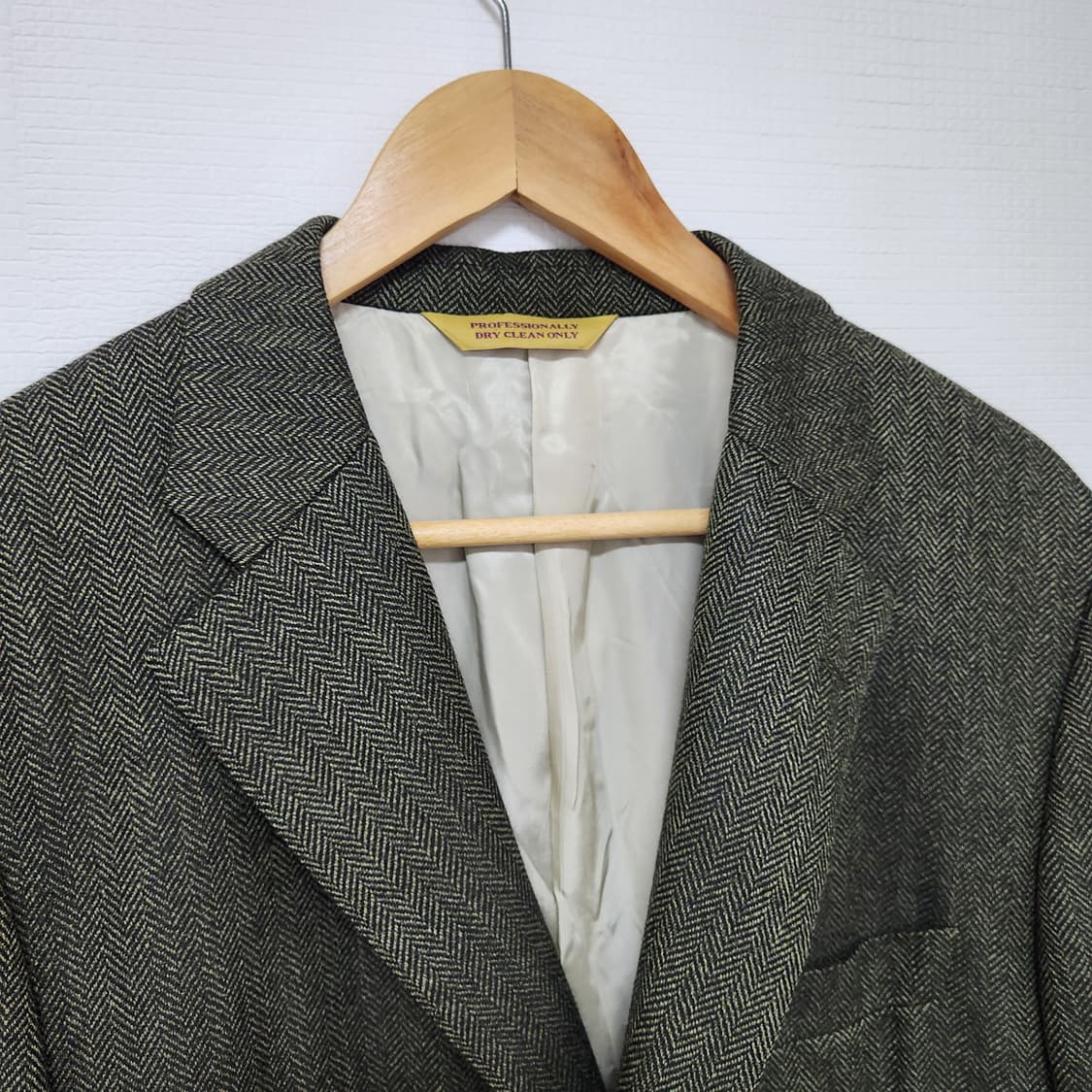 90s 폴 스튜어트 울 캐시미어 3버튼 스포츠 자켓(JAPANmade) 상품이미지5