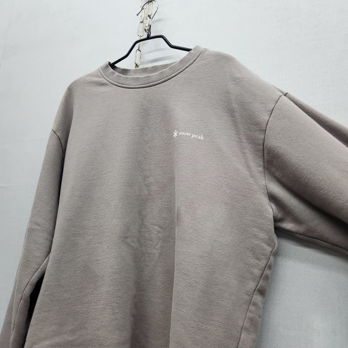 스노우피크 백 빅로고 맨투맨 100(XL) 상품이미지3