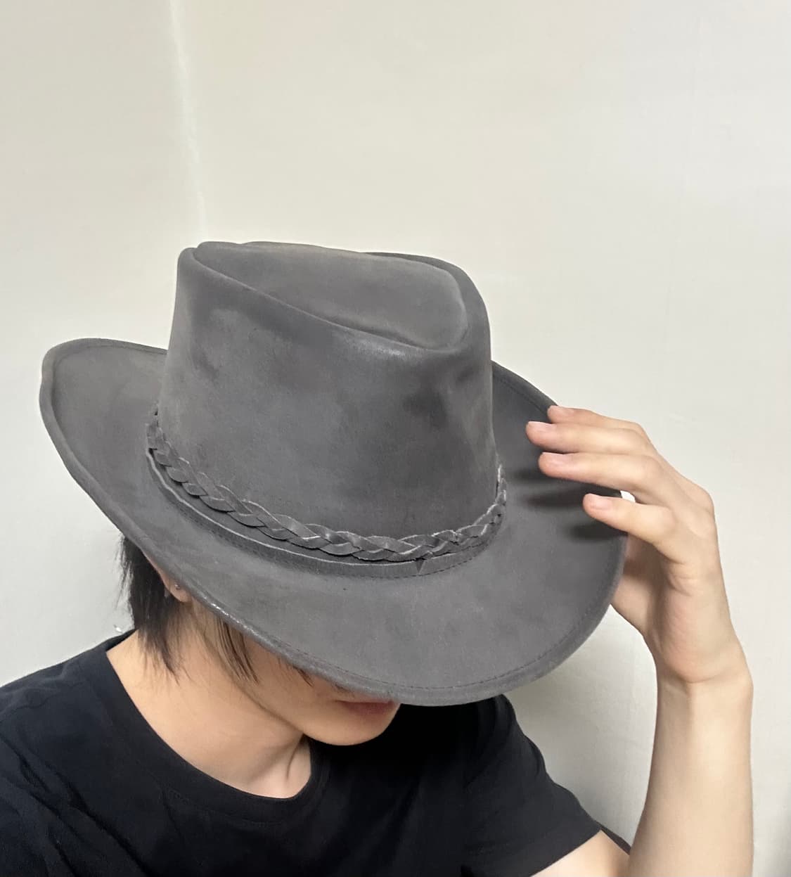 빈티지 소가죽 카우보이 햇 웨스턴 모자 남녀공용 상품이미지6