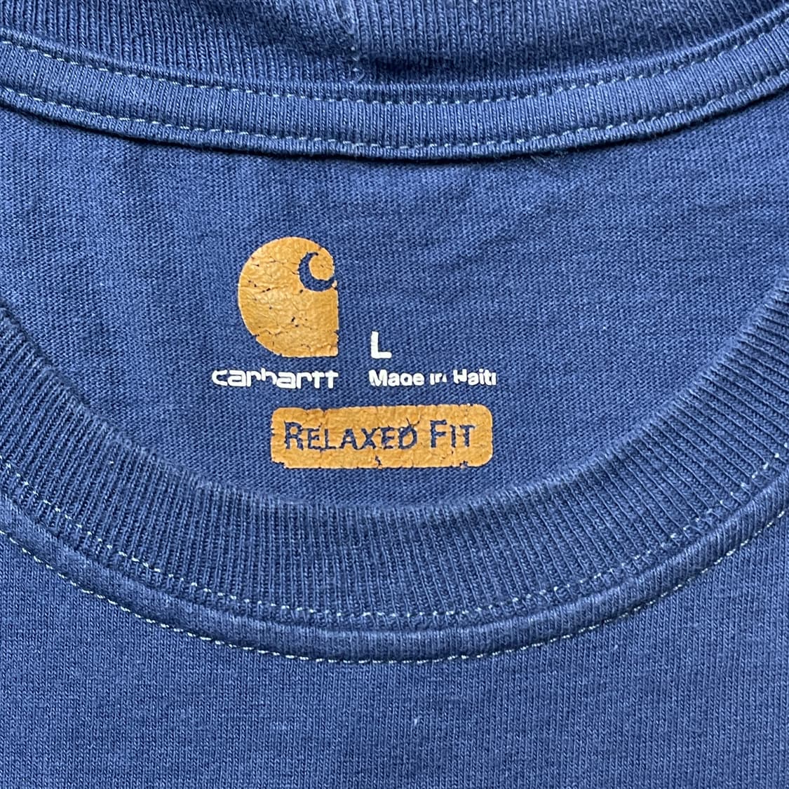 CARHARTT 칼하트 블루 포켓 슬리브리스 A01187 상품이미지9