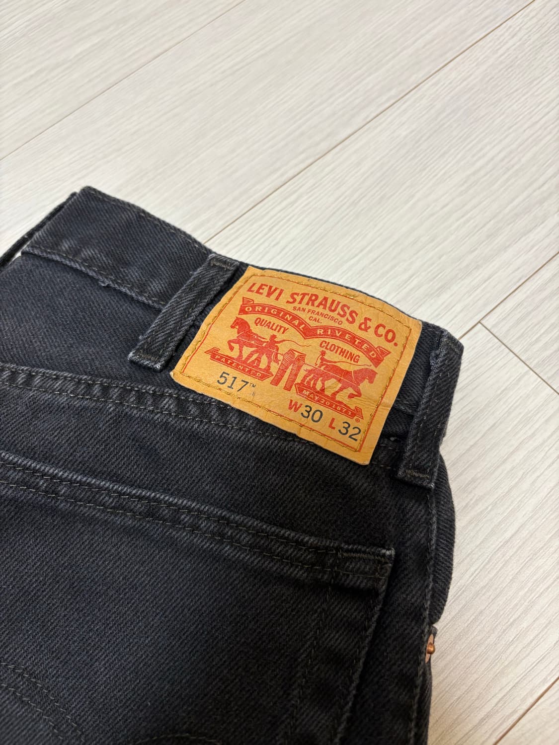 Levis 리바이스 517 부츠컷 데님 흑청 상품이미지2
