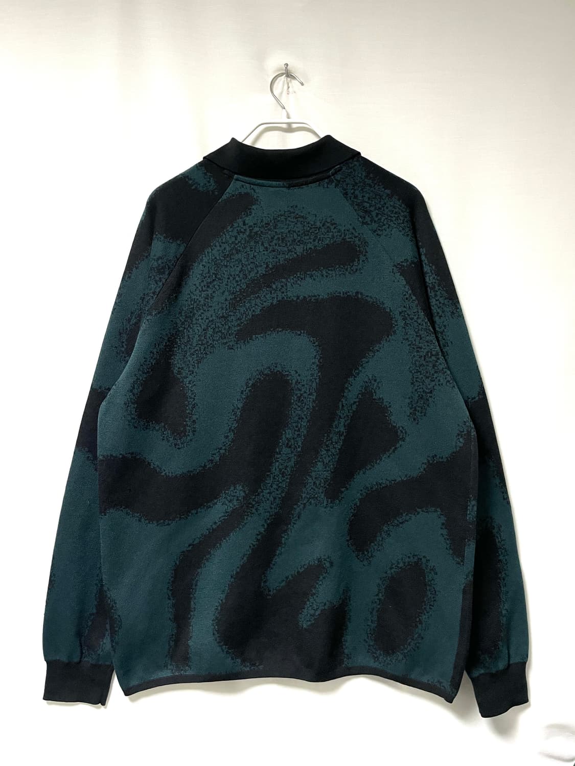 나이키 컬쳐 스우시 패턴 카라 니트 XL _ 딥그린 상품이미지8