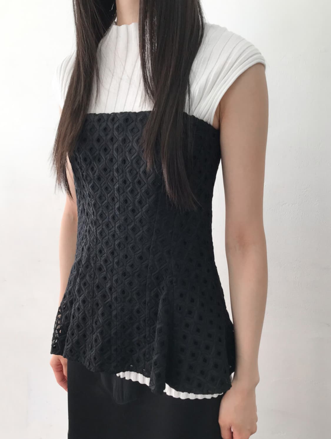 스텔라 맥카트니 블랙 코르셋 탑 38 상품이미지1