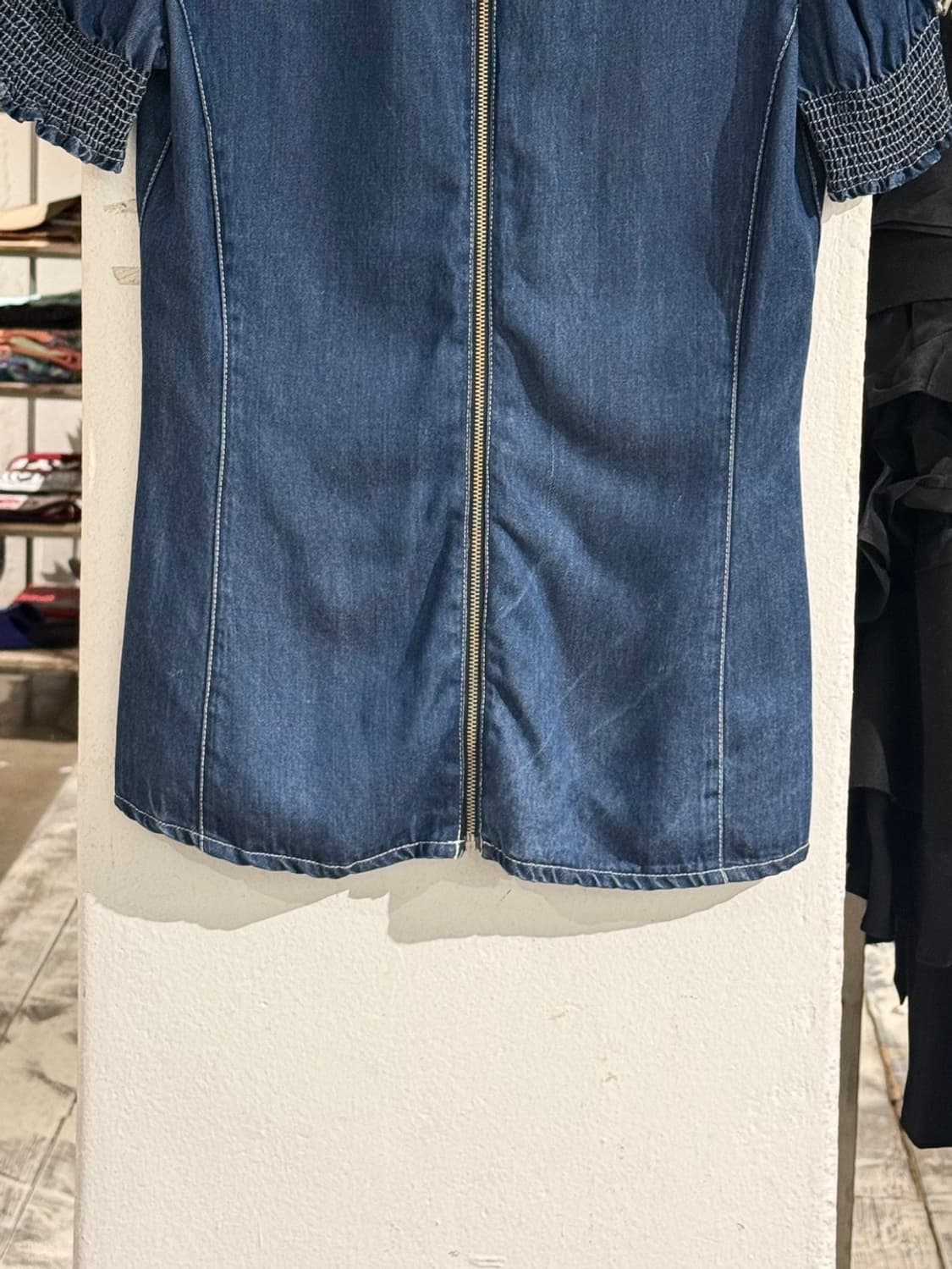 장 폴 고티에 진스 90s 집업 데님 블라우스 상품이미지5