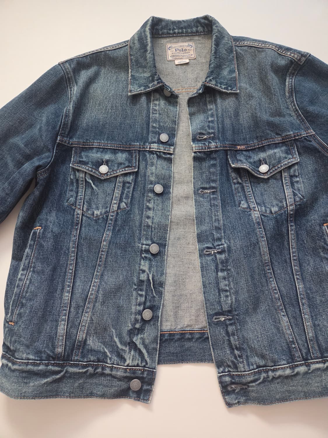 폴로 데님자켓 청자켓 L 상품이미지3